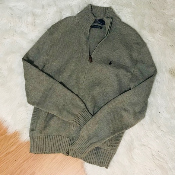 Polo Ralph Lauren Other - Polo by Ralph Lauren grey zip up sweater